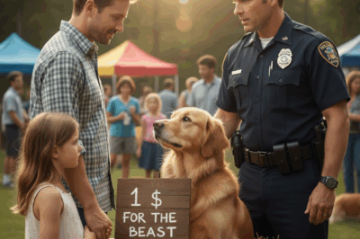 “Can I Buy That Dog, Daddy? ” She Asked Softly — The Officer Looked at the Dog… and Froze