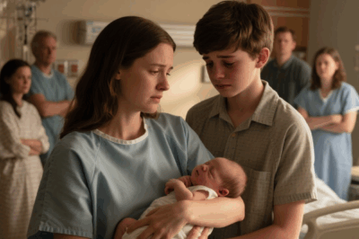 The stillborn baby was placed in his older brother’s arms, seconds later, a cry echoes loudly!