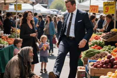 Millionaire kicks a poor beggar in the market not knowing that she is the lost mother he has been searching for years…
