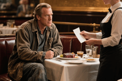 Undercover Millionaire Orders Steak — Waitress Slips Him a Note That Stops Him Cold…