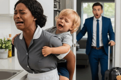 The Millionaire Returns Home and Is Stunned to See His Only Son with the New Black Maid in the Kitch…