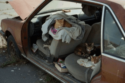 Everyone In Town Knows About The Cat Car—But No One’s Asking Who Left It There