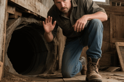 He Found a Tunnel Under His Barn — Entered It, and Realized He’d Never Come Back the Same…