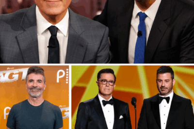 “KIMMEL, COLBERT, AND THE SURPRISE KINGMAKER — HOW SIMON COWELL JUST CHANGED THE GAME.” Jimmy Kimmel and Stephen Colbert thought they were shaking late-night when they teamed up. The headlines were ready, the networks were nervous, and the audience was stunned.