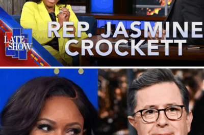 Stephen Colbert & Jasmine Crockett Blow Up Late Night With Uncensored Premiere — CBS in Crisis Mode  Late-night just changed forever. Stephen Colbert and Rep. Jasmine Crockett’s wild new premiere didn’t just push boundaries — it detonated them, leaving CBS scrambling and Hollywood insiders stunned. Explosive commentary, behind-the-scenes feuds, and whispers of secret deals have rivals asking: who really runs late night now?