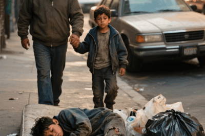 “DAD, THOSE KIDS IN THE TRASH LOOK JUST LIKE ME!”