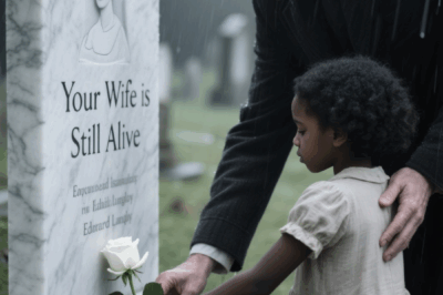 “Your Wife Is Still Alive”the Black Girl Said —The Billionaire Immediately Launches an Investigation…