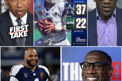 FIRST TAKE | Dak Prescott is the best QB in league – Shannon on Cowboys def. Jets 37-22 NFL Week 5