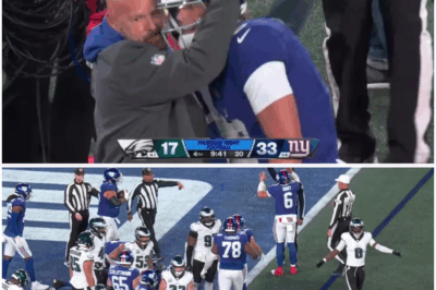 NFL fans love Jaxson Dart’s ‘awesome’ referee move and embrace with New York Giants head coach Brian Daboll