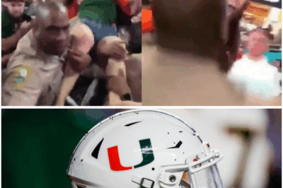 Social Media Explodes Over Viral Video: Female Miami Hurricanes Fan Punched by Cop After Smacking Him