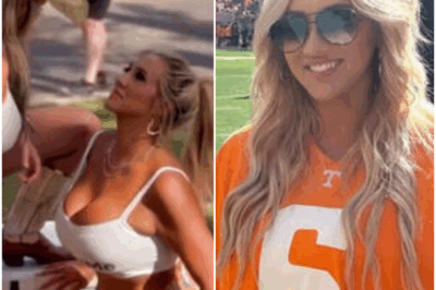 Tennessee Vols Fan Who Went Viral for Tailgate Video Trends Again — Calls Out American Airlines After Being Told to Button Up Her Low-Cut Top [PHOTO]