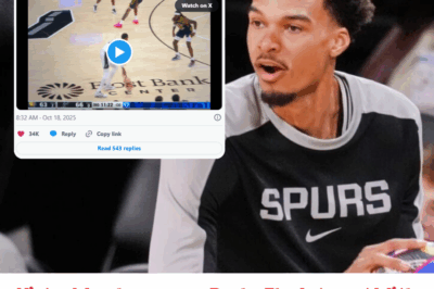 Victor Wembanyama Broke The Internet With Ridiculous Play That Physically Doesn’t Make Any Sense [VIDEO]