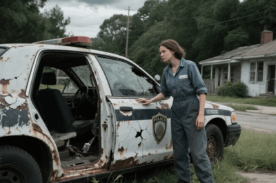 Female Mechanic Found an Abandoned Police Car — What She Discovered Shocked the Town