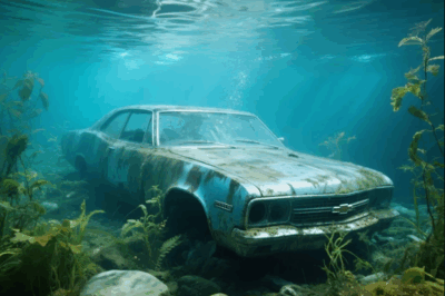 FOUND Chevy Impala Car 25′ Underwater In River!