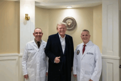 “JUST IN: President Trump’s Doctor Confirms He Remains in ‘Excellent Overall Health’ Following a Follow-Up Evaluation at Walter Reed National Military Medical Center — A Report That Reassures Supporters, Sparks Media Attention, and Puts Speculation About the President’s Well-Being to Rest.”