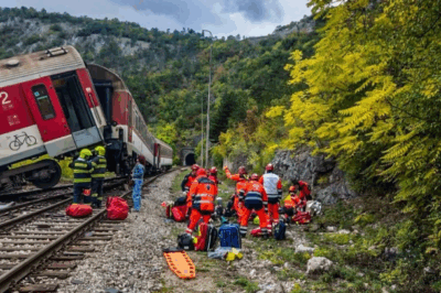 🚨 “Screams, Twisted Metal, and Chaos: Inside the Shocking High-Speed Train Crash in Slovakia That Left Dozens Injured and a Nation Demanding Answers.”