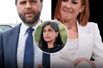 🔥 “Scarier Than Trump?!” Jen Psaki just dropped a political bomb — claiming JD Vance is even more dangerous than Donald Trump. 😳