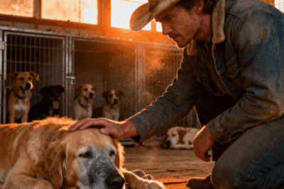 💔 “Hollywood Star Walks Into a Dying Dog Shelter — What He Did Next Left Everyone in Tears”