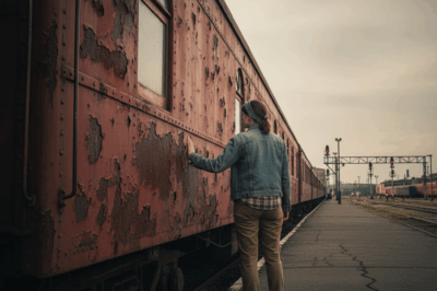She Bought a Rusty 1930s Train Car for $500 – What She Created Inside Brought Everyone to Tears