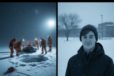 Searching For Missing Teen In Frozen River, Freezing Temperatures!