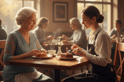 💛 “I Never Imagined That Cutting an Old Woman’s Food Would Teach Me Something That Changed Everything”