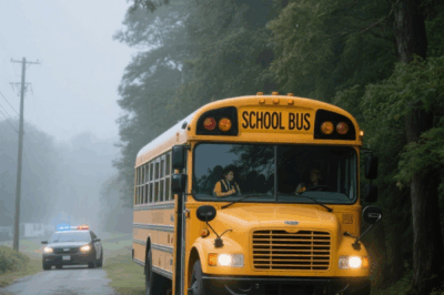 Parents Called the Police After the Morning Bus Never Arrived — What Officers Found Down the Rural Road Left the Town Shaken