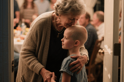 At the family gathering, I froze in shock when I saw my little granddaughter’s head completely shaved. My daughter-in-law brushed it off with a laugh, saying, “Relax, it’s just for fun.” I couldn’t bear it—I took my granddaughter home. My son later accused me of overreacting, but the next morning, his tone changed. He begged, “Please… let my wife explain