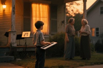 Every Evening, Someone Played a Song from the Empty House Across the Street — Until the Day a Young Boy Knocked on the Door