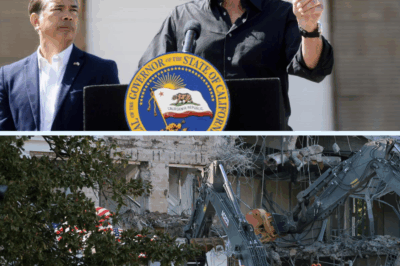 🚨 NEWSOM ERUPTS Over Trump’s White House Demolition! 🚨 California Governor Gavin Newsom is furious — blasting President Trump after photos surfaced showing the East Wing of the White House being torn down.  On X Monday night, Newsom compared the destruction to Trump “ripping apart the Constitution,” saying,  “This isn’t renovation. It’s desecration.”