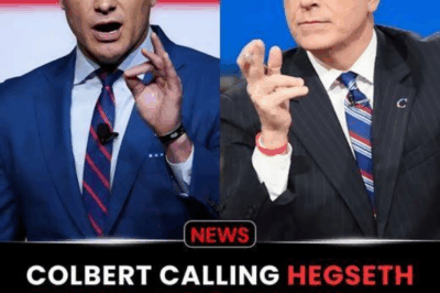 🚨 STEPHEN COLBERT JUST WENT TOO FAR — AND FOX IS FURIOUS! 🚨 The internet is on fire after Colbert crossed a line live on air — calling Pete Hegseth “a five-star douche” in front of a roaring audience 😳🔥