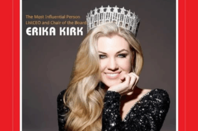 🚨 BREAKING HONOR: Erika Kirk Just Made HISTORY. 💥  For the first time ever, TIME Magazine has named Erika Kirk one of the Top 100 Most Influential People of 2025 — and the room erupted.