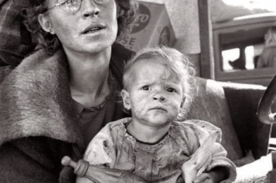 📸 Haunting Glimpse of History: A mother and her child during the Great Depression (1930s) — a timeless image of love, loss, and resilience in the face of unimaginable hardship.  Every wrinkle tells a story. Every glance speaks of strength. When the world collapsed, families like this held it together with nothing but hope.  💔 A photograph that still asks the question: how did they survive?