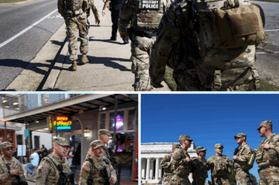 🚨 BOOTS ON THE GROUND IN MEMPHIS! National Guard troops have begun patrolling the streets of Memphis, Tennessee, signaling heightened security and rising tensions. Residents and officials are on edge as the deployment raises questions about what prompted the mobilization and how long the troops will remain on the streets.