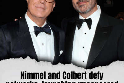 🔥🚨 LATE-NIGHT TV EXPLODES: Kimmel & Colbert QUIT NETWORKS to Launch FULLY UNCENSORED “TRUTH NEWS” — Hollywood and Washington in PANIC 😳💥