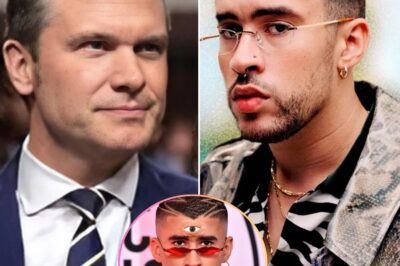 PETE HEGSETH’S HALFTIME FIRESTORM: “BAD BUNNY IS THE LEAGUE’S LEFT-WING PUPPET!” — Inside the Primetime Tirade Blasting the NFL’s 2026 Super Bowl Pick, the Private Calls to Park Avenue, and the Sudden Panic in Sponsor Suites; Is Pro Football Now a Culture-War Stage or a Global Showcase? Why Executives Bet on a Latin Megastar, What Coaches and Owners Are Whispering, and the Backroom Ultimatum That Could Flip the Set List, Rattle Hollywood, and Redraw the Rules of America’s Biggest Night—Before the Kickoff Clock Starts, Will the League Double Down or Blink First?