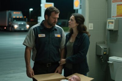 I work the night shift at a gas station. My wife and I have been heartbroken for years, unable to have a child. Last night, I found a baby abandoned in a cardboard box in the restroom. I made a reckless decision and took her home. She brought my wife back to life. We thought it was a miracle. We had no idea a dangerous man was already looking for us…