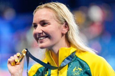 💥 BREAKING — Olympic Champion Ariarne Titmus Shocks the World, Announces Sudden Retirement From Professional Swimming — Fans Left Heartbroken and Teammates in Tears as “The Terminator” Walks Away at Her Peak