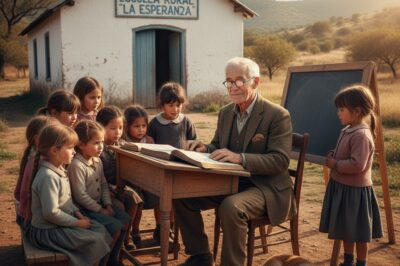 “The teacher who pretended to see… so they wouldn’t close his little rural school.” 🌾
