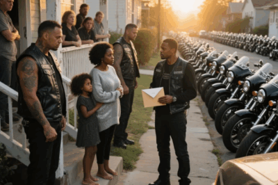 A Single Mom Used Her Last $8 to Save a Notorious Biker. The Next Morning, 100 Motorcycles Blocked Her Street…