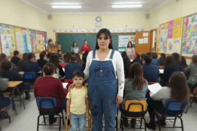 💥 “My Mom Showed Up to Career Day in Her Greasy Mechanic Uniform… And I Introduced Her Like This”