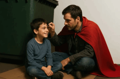 “The Father Who Dressed as a Superhero Every Night… So His Son Wouldn’t Notice They Were Homeless”