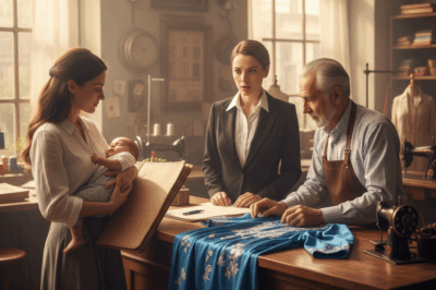 “The Interviewer Humiliated Me for Holding My Baby… But One Man Changed Everything”