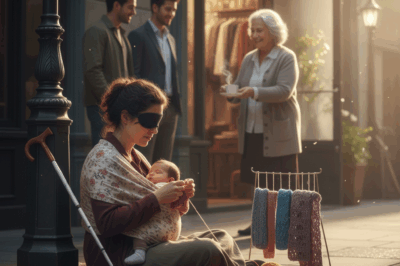 “My Husband’s Mistress Threw Me Out on the Street. I’m Blind and Have a Six‑Month‑Old Baby. So I Began to Knit…”