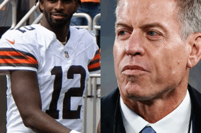 “You’re not going to be a future star” Troy Aikman has ignited a firestorm across the NFL, calling out the Cleveland Browns for what he calls blatant disrespect toward rookie quarterback Shedeur Sanders.
