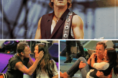 “SHE’S THE ONLY PERSON WHO CAN BREAK ME OPEN LIKE THIS…” Bruce Springsteen whispered those trembling words the moment his daughter placed her small hand in his — and in an instant, the entire stadium turned into a cathedral of pure emotion.