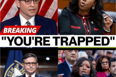 “Mike Johnson SHUTS DOWN Jasmine Crockett on Live TV — but her explosive comeback was so savage, so unexpected, that the entire chamber fell DEAD SILENT. Staffers panicked, Republicans stared in disbelief, and cameras caught Johnson’s jaw DROP as Crockett exposed what he never wanted said publicly.”