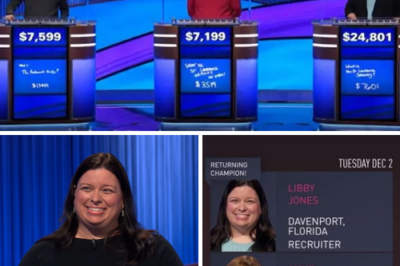 She did it! Springboro native Libby Jones stunned “Jeopardy!” viewers Monday night with a breathtaking victory over 15-time returning champion Harrison Whitaker, whose 14-day winnings of $373,999 had placed him 14th on the all-time leaderboard. “I’ve been chasing this *Jeopardy!* dream for a long time, and I finally got there,” Jones said, capturing a moment fans won’t soon forget.