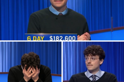 “NOBODY CAN’T BELIEVE IT!” — The bizarre on-air collapse that froze Harrison Whitaker on *Jeopardy!* has everyone scrambling for answers. The undefeated champ—hailed as a mind “nothing can trap”—suddenly went blank on an ’80s TV question fans swore was child’s play. Viewers mocked it, attempted it… and many got it wrong. Now the haunting challenge remains: could *you* survive the 80s trick that stunned a champion?