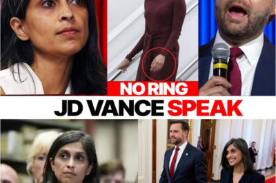 “Usha Vance Spotted Without Her Wedding Ring — And Now JD Vance Breaks His Silence. The Viral Moment That Sent Social Media Spinning, Sparked Rumors About the Couple, and Triggered a Wave of Speculation as Viewers Analyze Every Detail of His Sudden Response.”