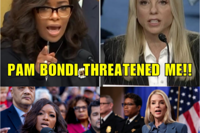 “Jasmine Crockett TORCHES Pam Bondi in a Jaw-Dropping Hearing Clash — Accusing DOJ Rhetoric of Being About ‘Retribution,’ Not Justice, as Tempers Explode, Voices Rise, and a Routine Oversight Session Suddenly Spirals Into Total Political Chaos That Left the Room Stunned.”